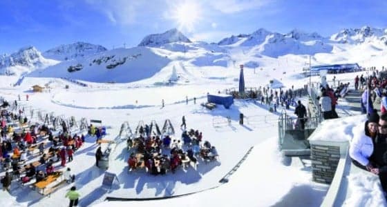 Majówka na nartach w Alpach - lodowiec Stubai